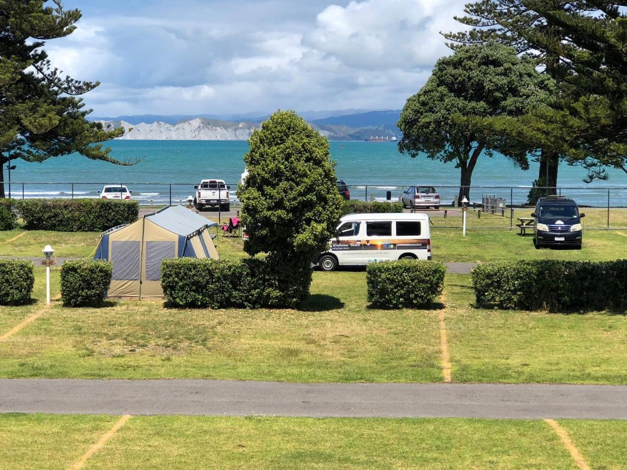 Waikanae Beach Top 10 Holiday Park ギズボーン エクステリア 写真